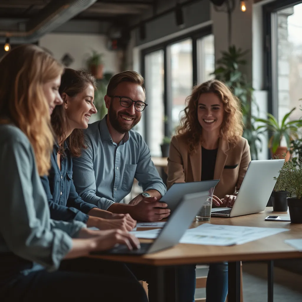 Sesión de trabajo en equipo